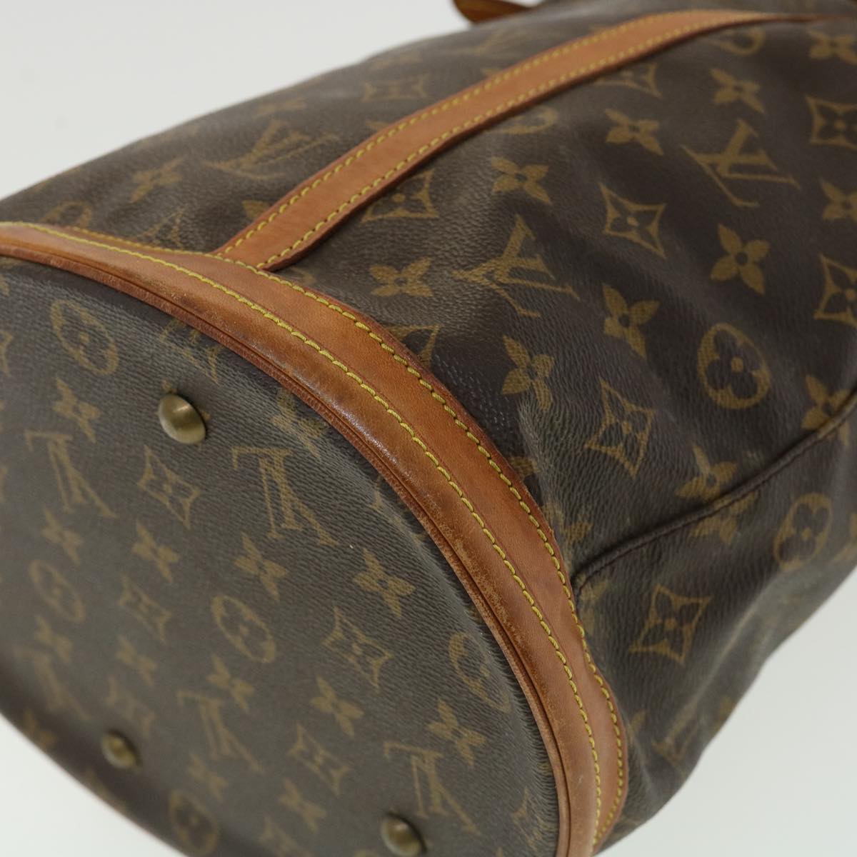 LOUIS VUITTON Monogram Bucket GM Shoulder Bag M42236 LV 35277