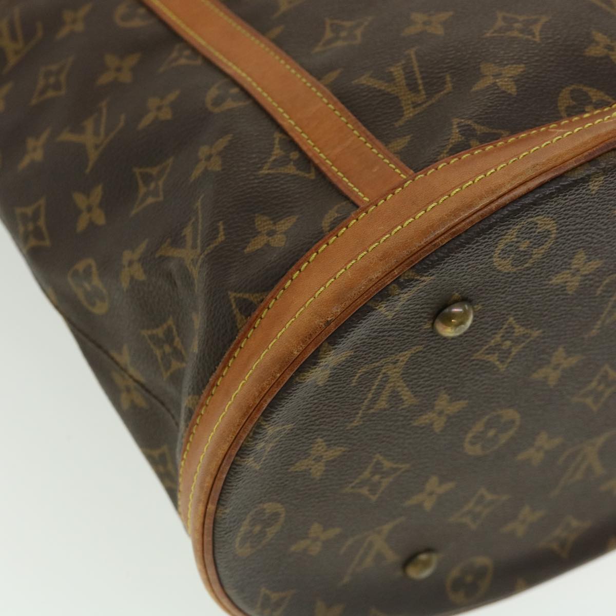 LOUIS VUITTON Monogram Bucket GM Shoulder Bag M42236 LV 35277