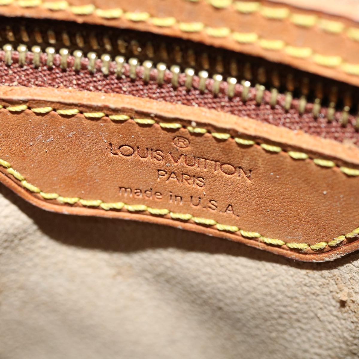 LOUIS VUITTON Monogram Bucket GM Shoulder Bag M42236 LV 35277