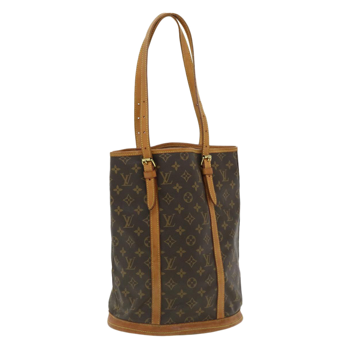LOUIS VUITTON Monogram Bucket GM Shoulder Bag M42236 LV 35277