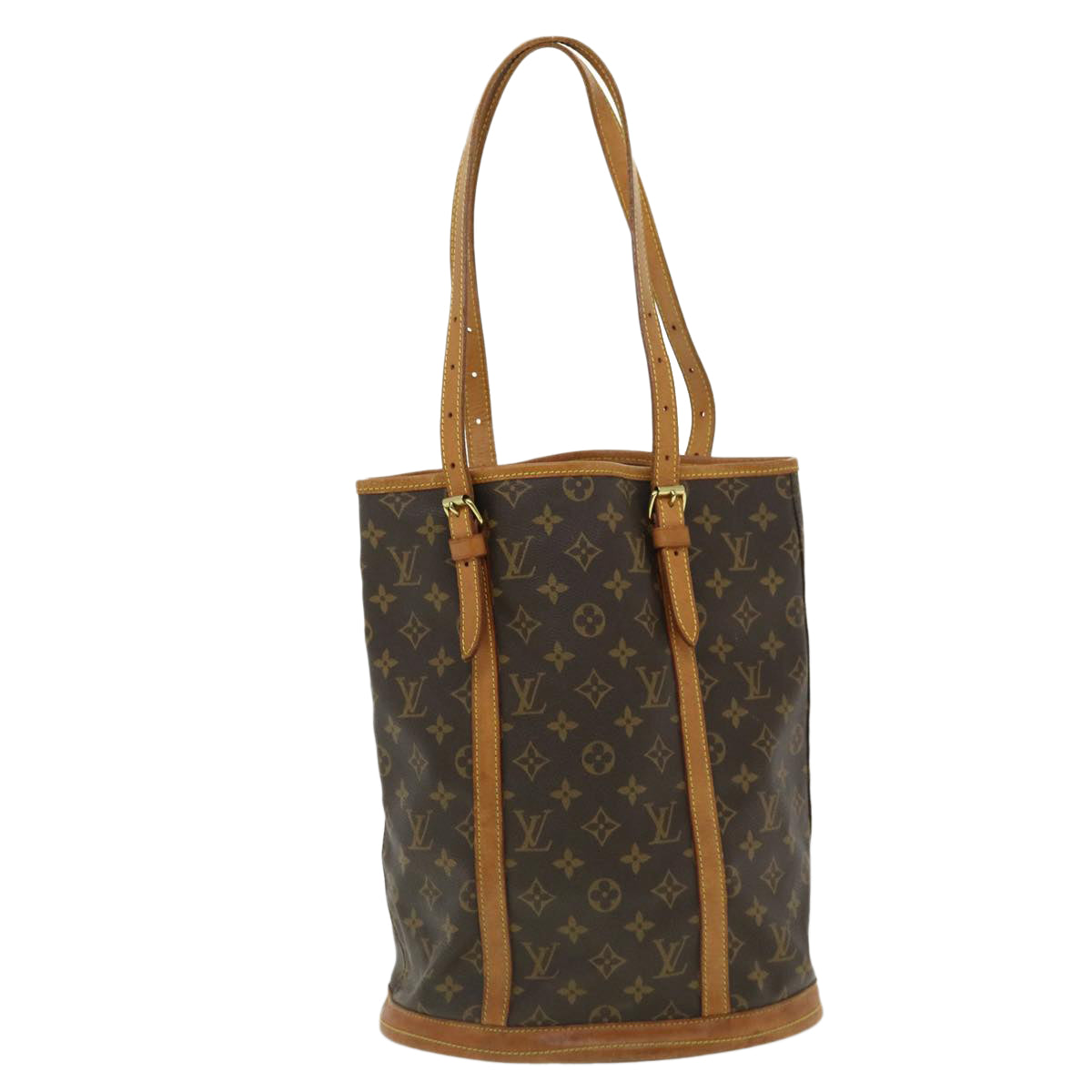 LOUIS VUITTON Monogram Bucket GM Shoulder Bag M42236 LV 35277