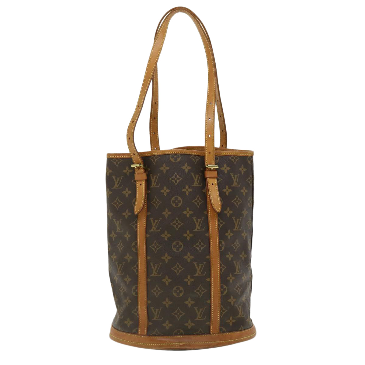LOUIS VUITTON Monogram Bucket GM Shoulder Bag M42236 LV 35277