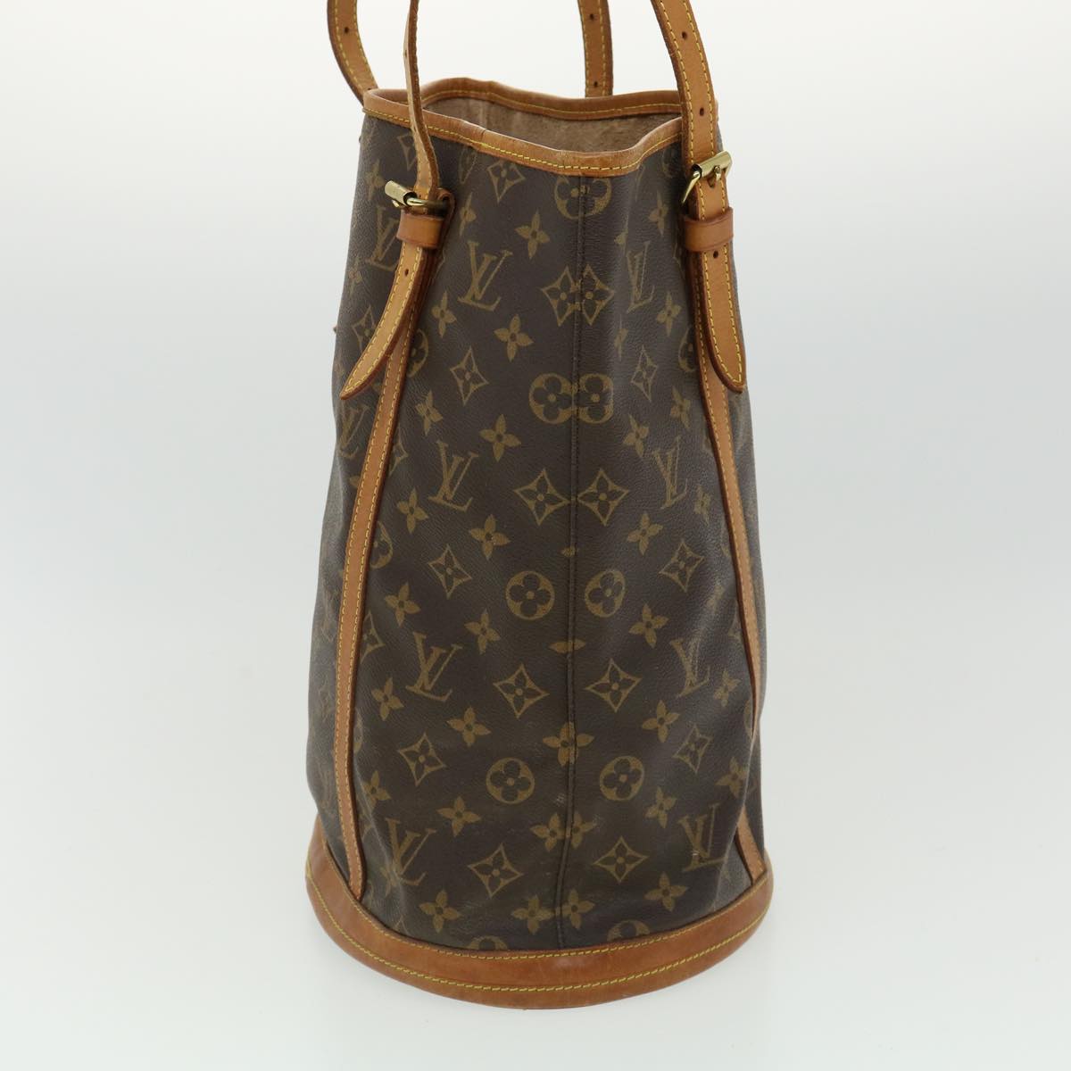 LOUIS VUITTON Monogram Bucket GM Shoulder Bag M42236 LV 35277