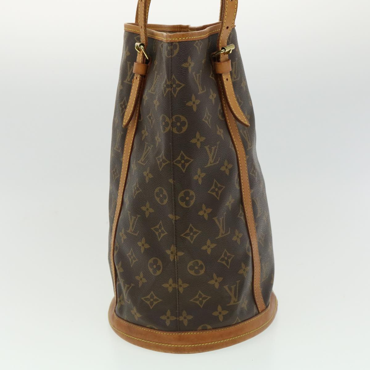 LOUIS VUITTON Monogram Bucket GM Shoulder Bag M42236 LV 35277