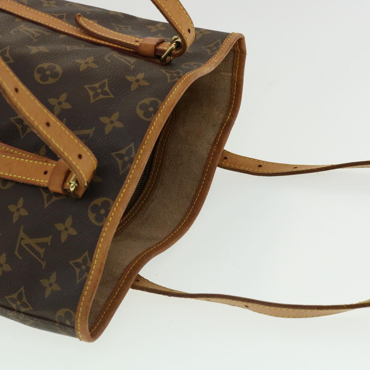 LOUIS VUITTON Monogram Bucket GM Shoulder Bag M42236 LV 35277