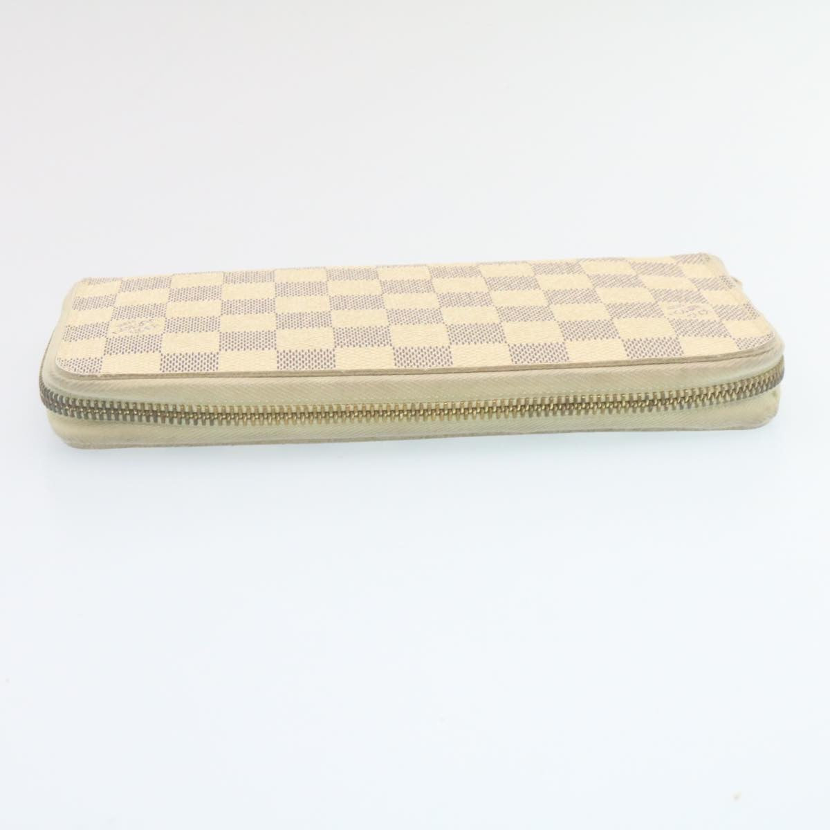 LOUIS VUITTON Damier Azur Zippy Organizer Long Wallet N60012 LV 34520