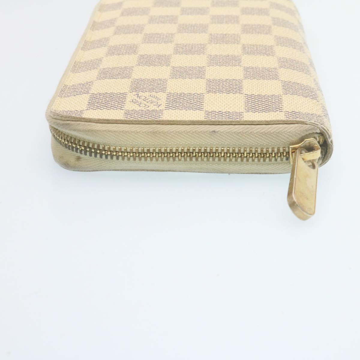 LOUIS VUITTON Damier Azur Zippy Organizer Long Wallet N60012 LV 34520