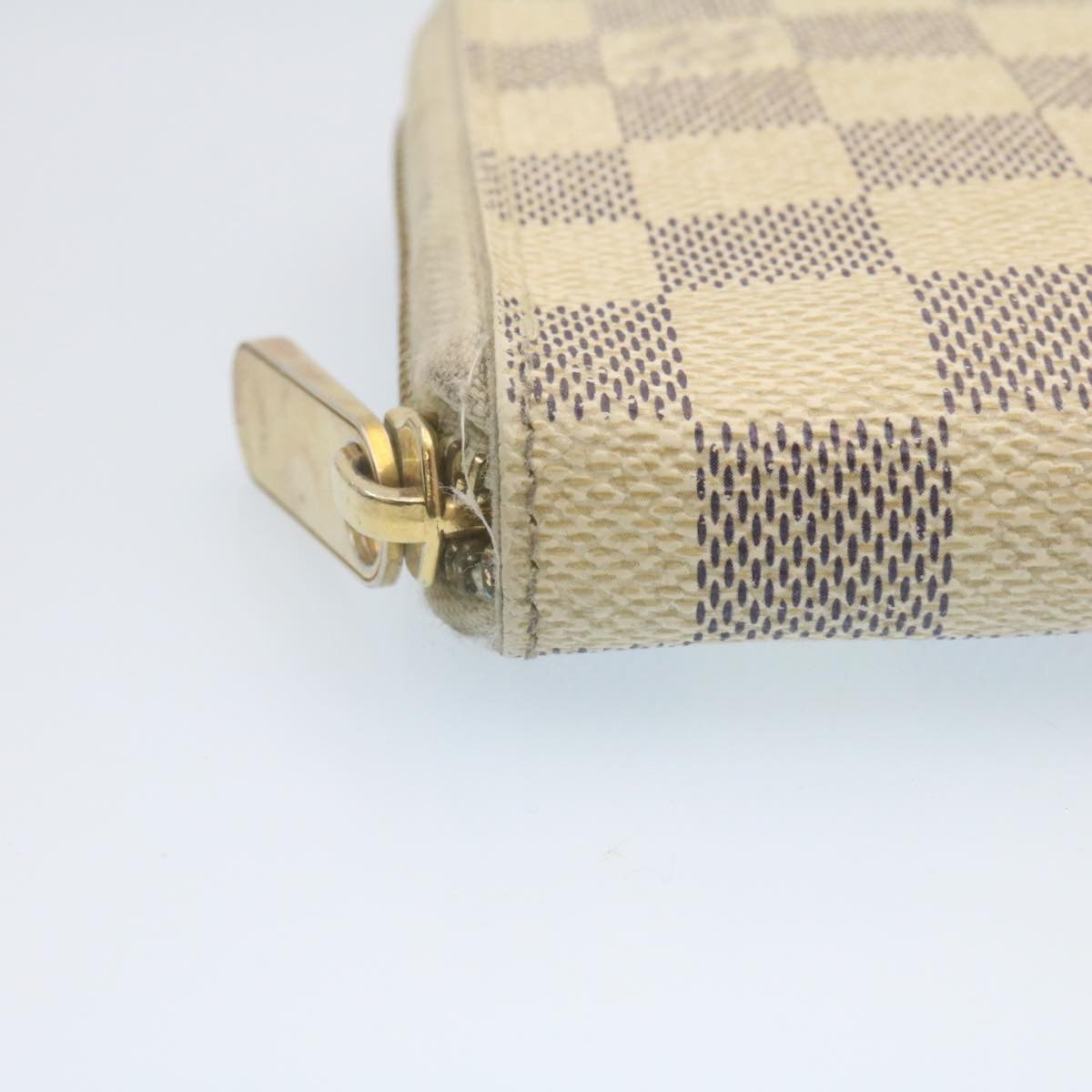 LOUIS VUITTON Damier Azur Zippy Organizer Long Wallet N60012 LV 34520