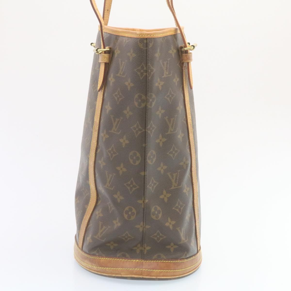 LOUIS VUITTON Monogram Bucket GM Shoulder Bag bs465 LV 34533