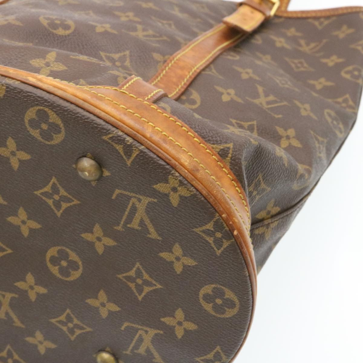 LOUIS VUITTON Monogram Bucket GM Shoulder Bag bs465 LV 34688