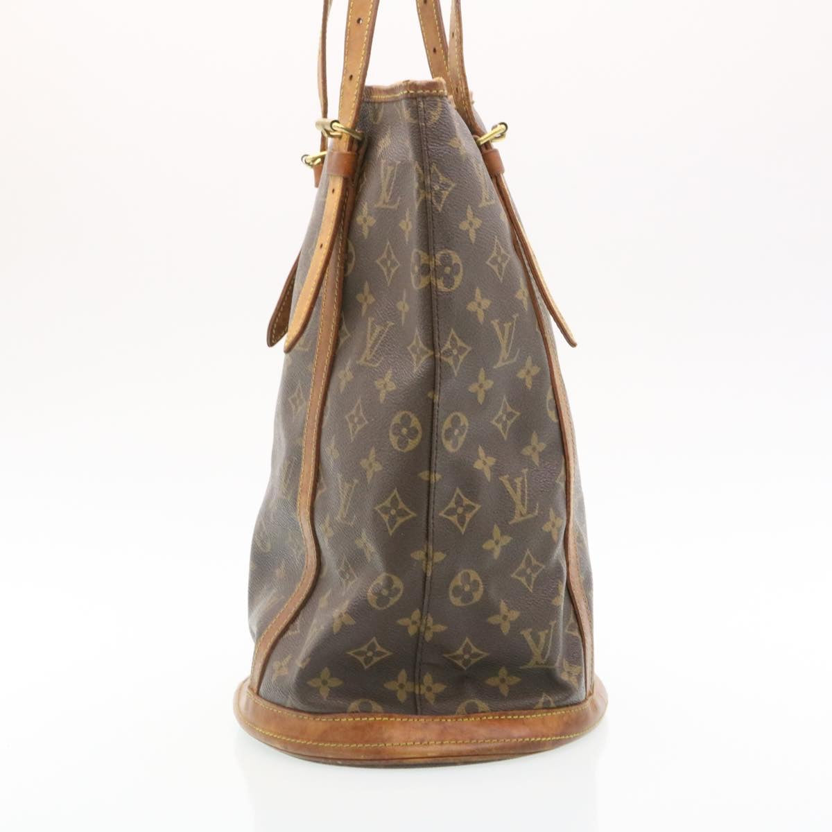 LOUIS VUITTON Monogram Bucket GM Shoulder Bag bs465 LV 34688