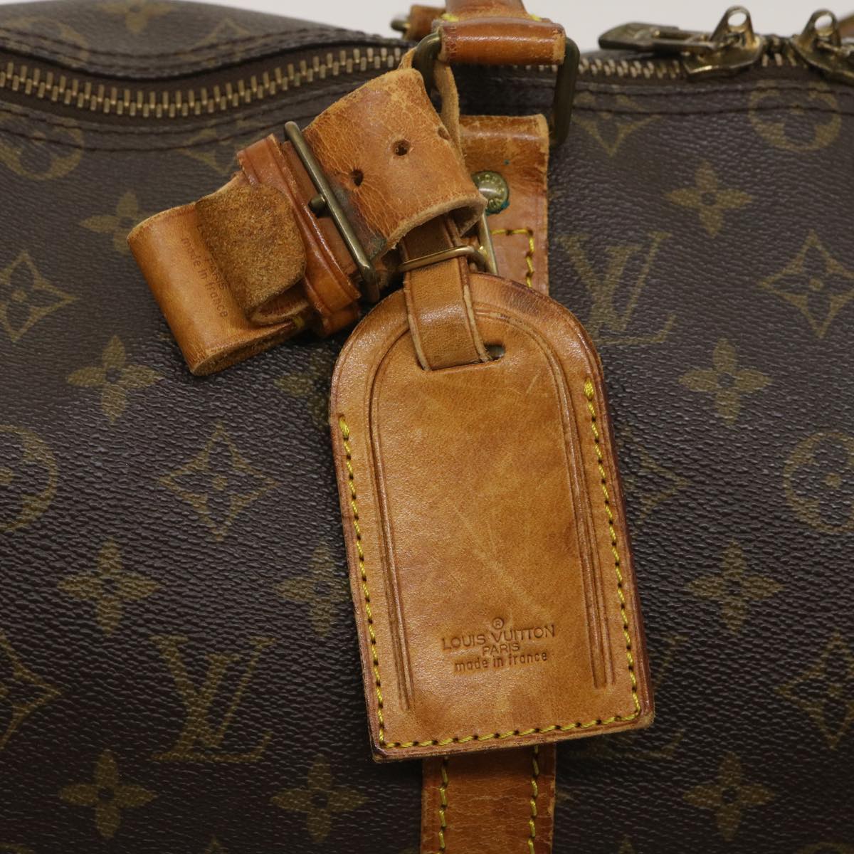 LOUIS VUITTON Monogram Keepall Bandouliere 50 Boston Bag M41416 LV 34719