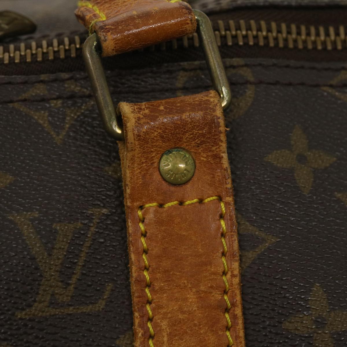 LOUIS VUITTON Monogram Keepall Bandouliere 50 Boston Bag M41416 LV 34719