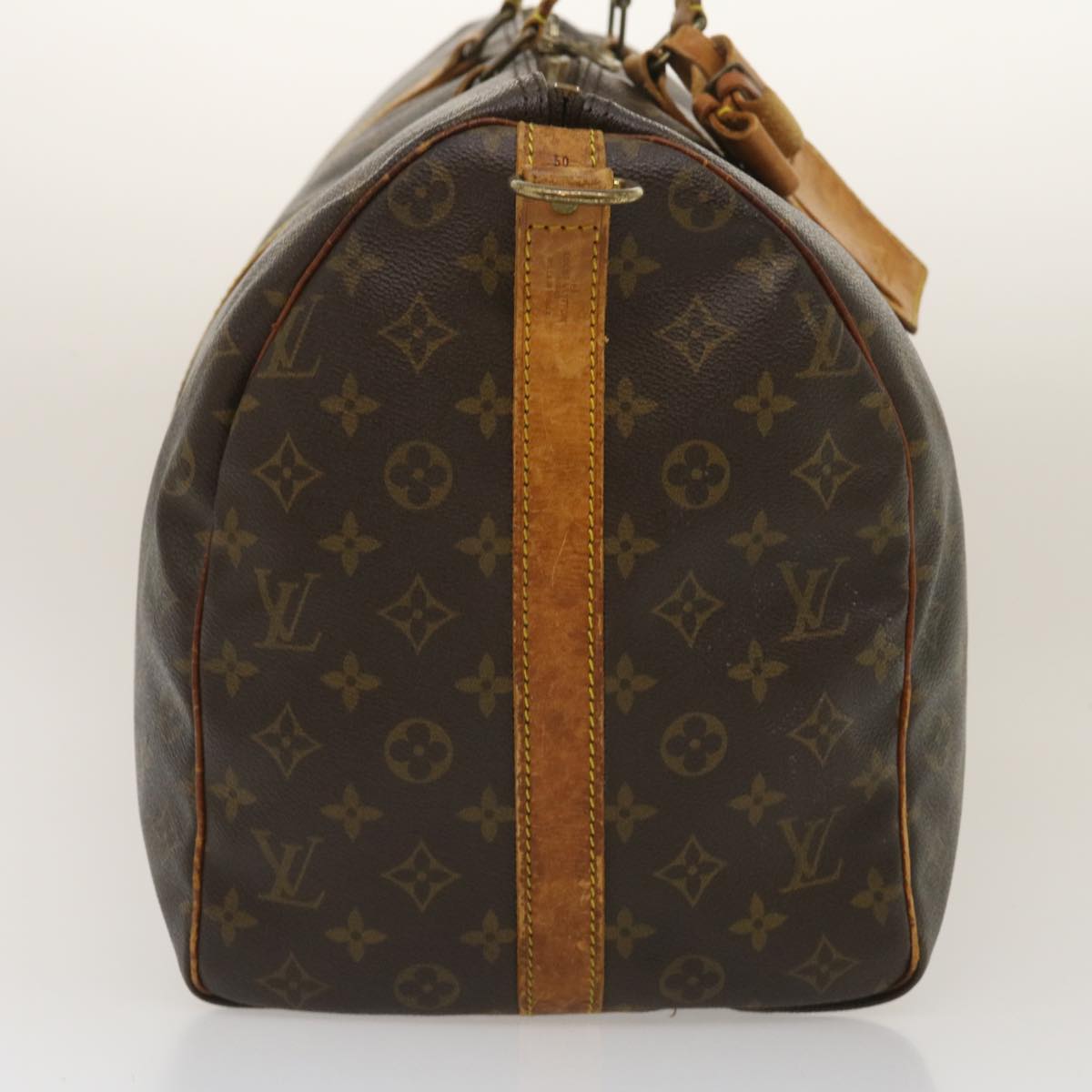 LOUIS VUITTON Monogram Keepall Bandouliere 50 Boston Bag M41416 LV 34719