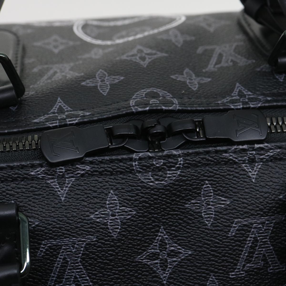 LOUIS VUITTON Monogram Eclipse Vivienne Keepall 50 Boston Bag M43683 34733S
