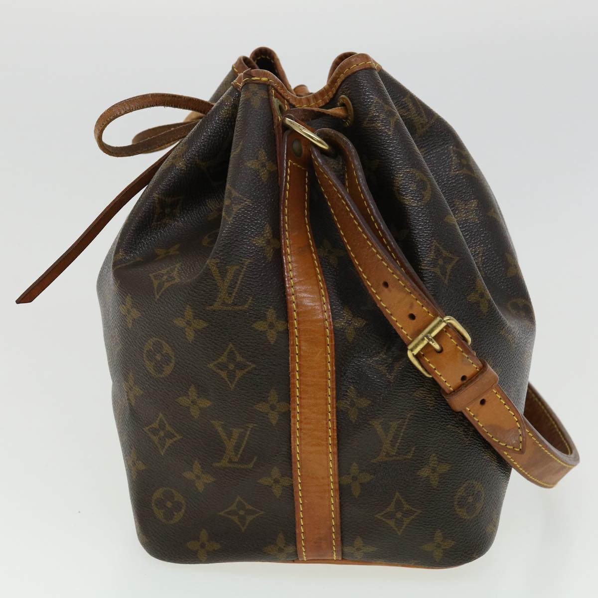 LOUIS VUITTON Monogram Petit Noe Shoulder Bag M42226 LV 34789