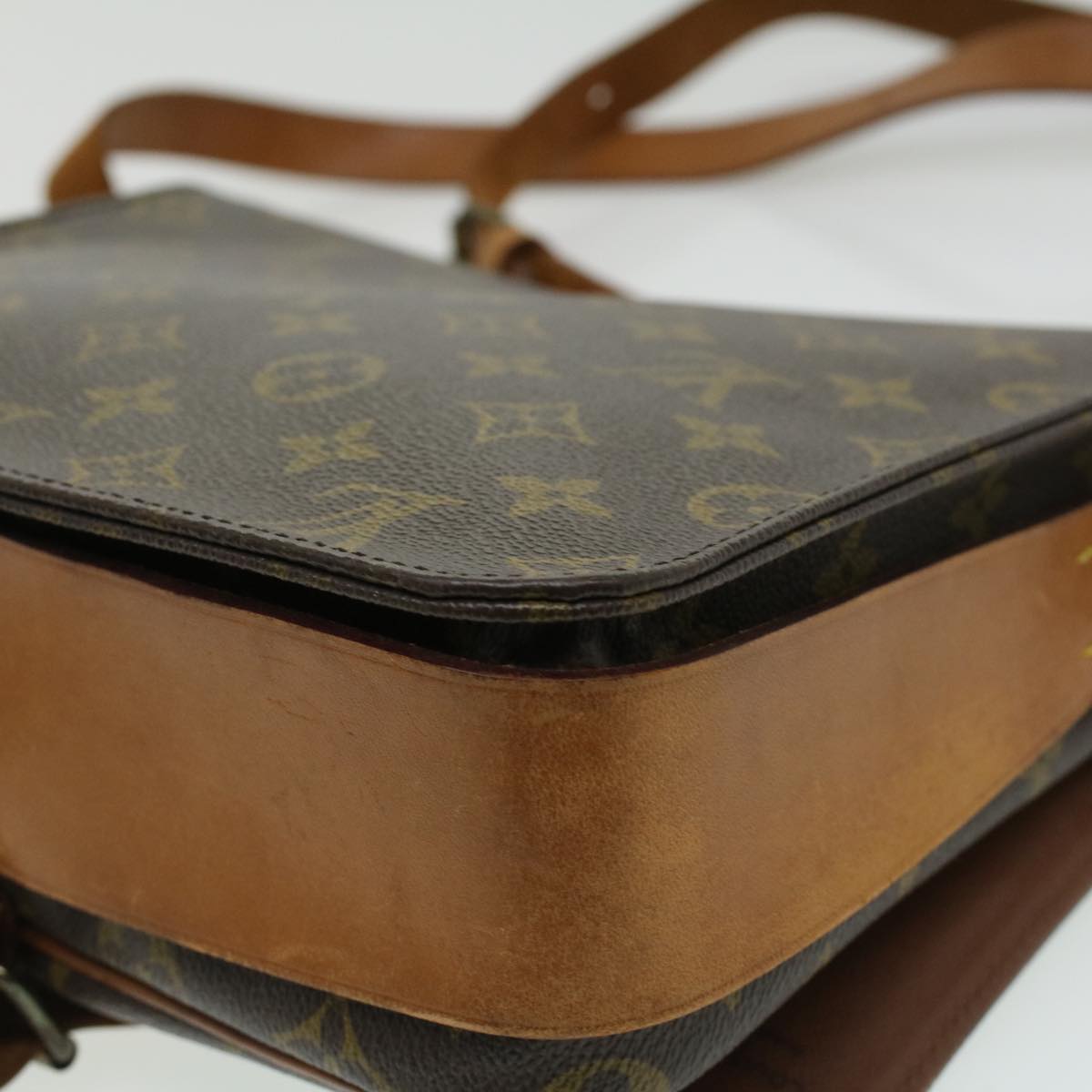 LOUIS VUITTON Monogram Cartouchiere GM Shoulder Bag M51252 LV 34829