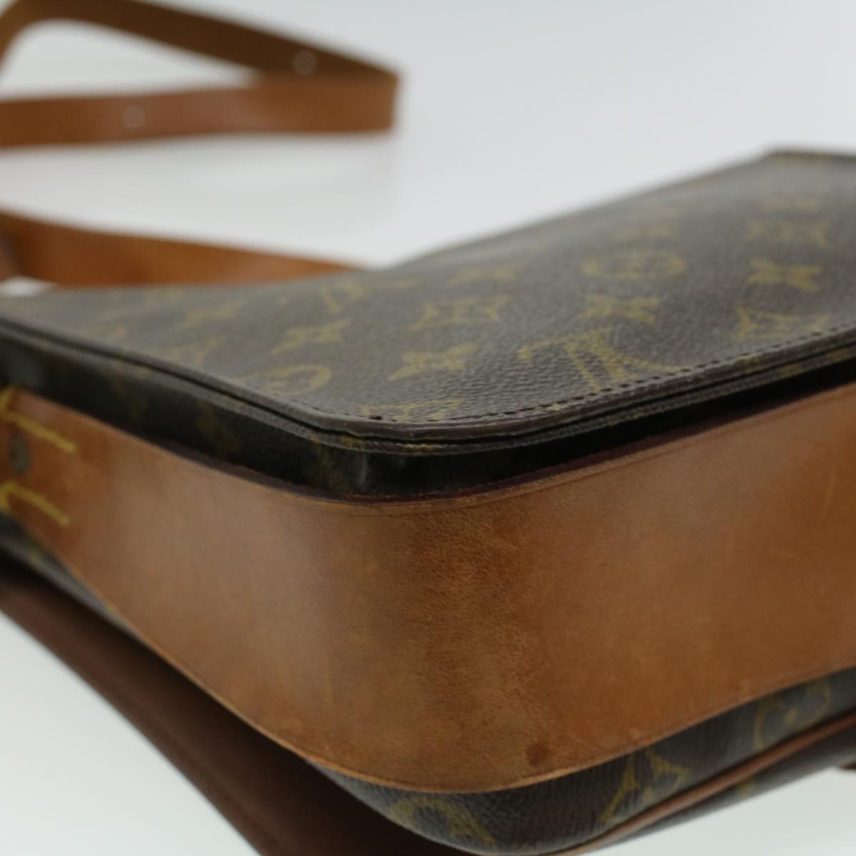 LOUIS VUITTON Monogram Cartouchiere GM Shoulder Bag M51252 LV 34829