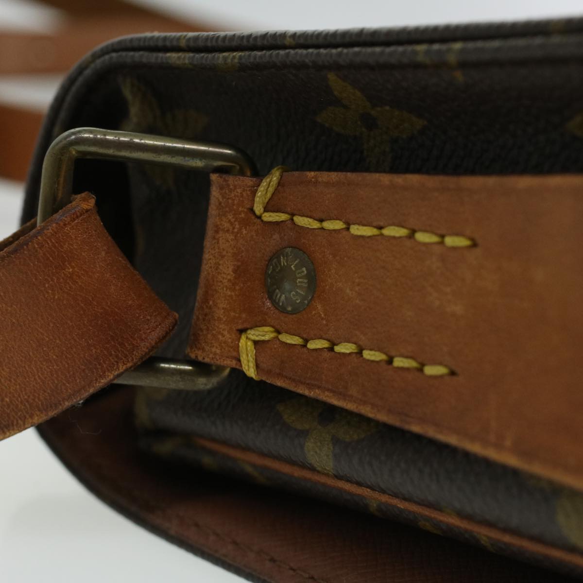 LOUIS VUITTON Monogram Cartouchiere GM Shoulder Bag M51252 LV 34829