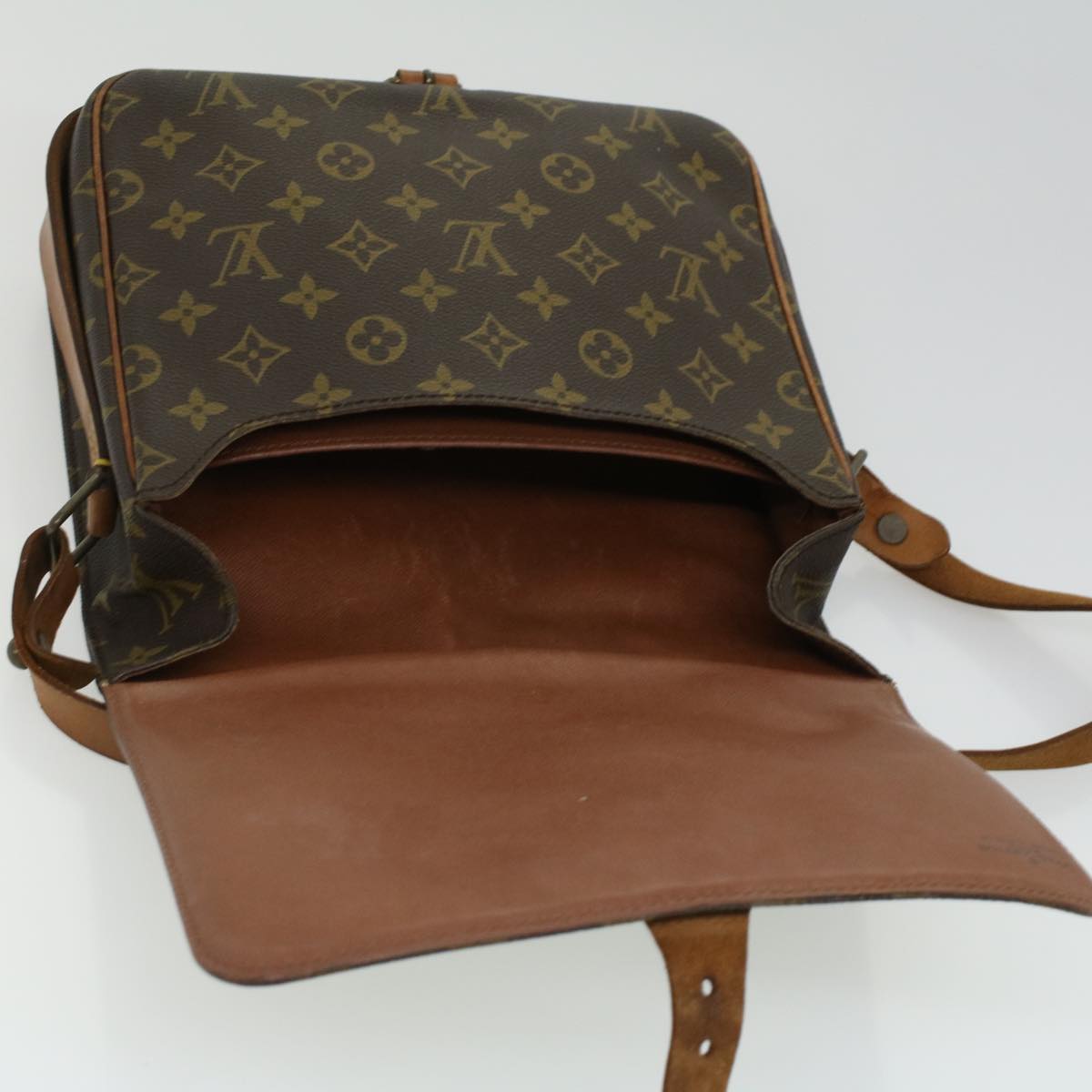 LOUIS VUITTON Monogram Cartouchiere GM Shoulder Bag M51252 LV 34829