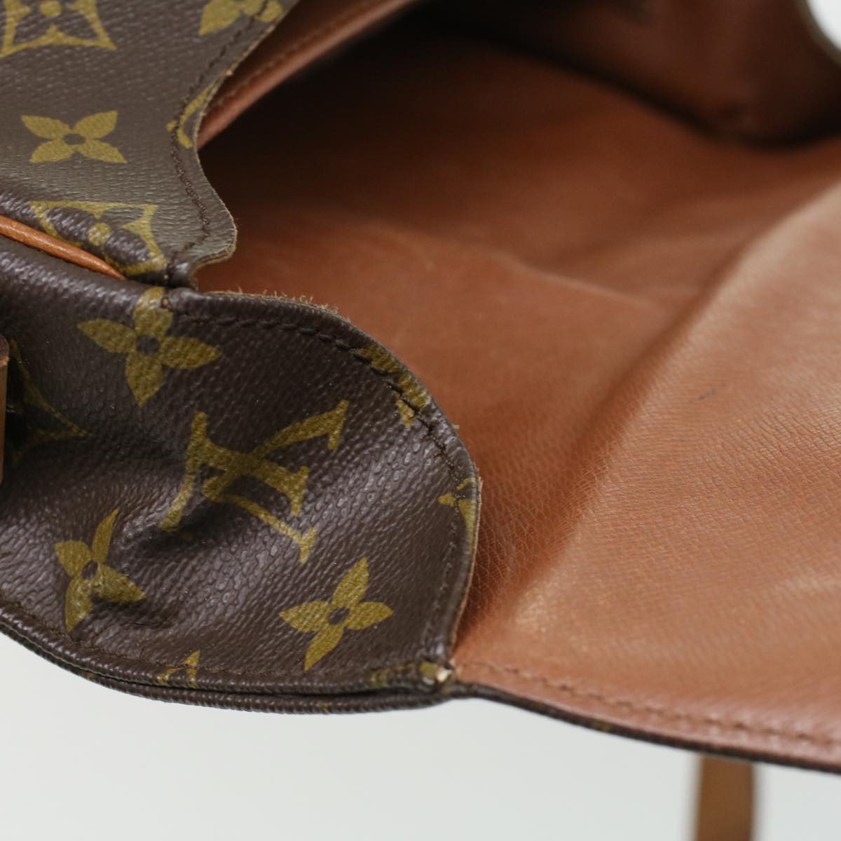 LOUIS VUITTON Monogram Cartouchiere GM Shoulder Bag M51252 LV 34829
