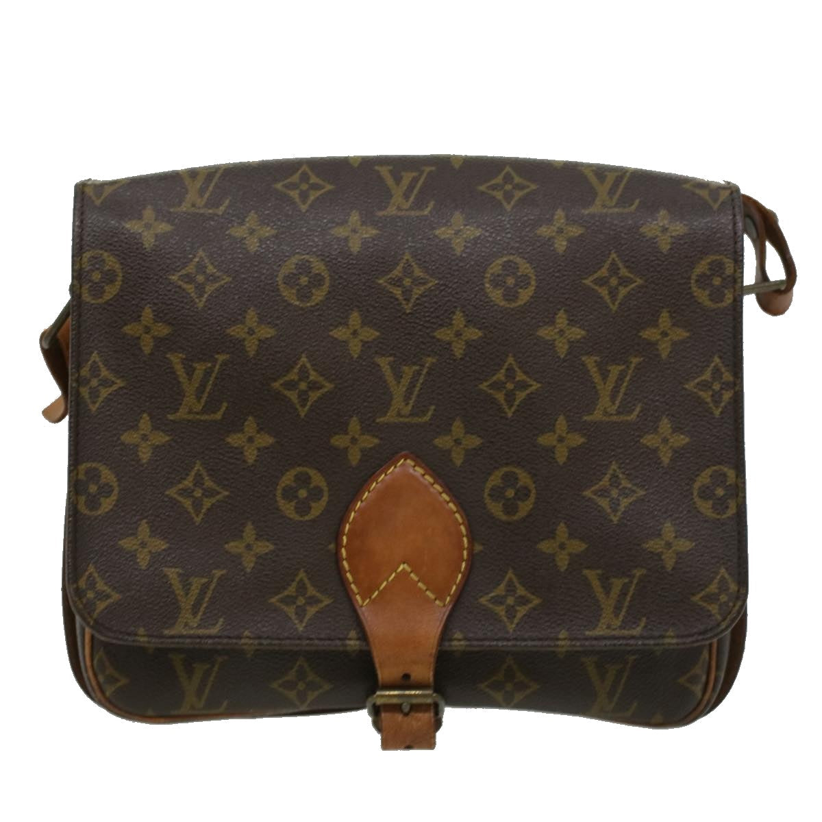 LOUIS VUITTON Monogram Cartouchiere GM Shoulder Bag M51252 LV 34829