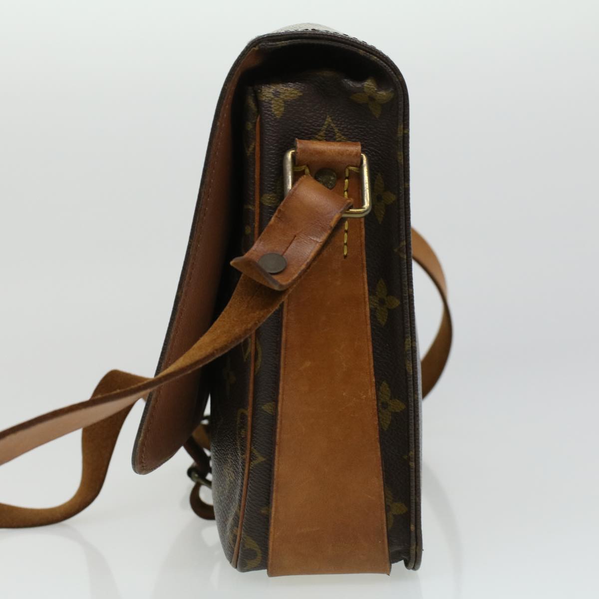 LOUIS VUITTON Monogram Cartouchiere GM Shoulder Bag M51252 LV 34829