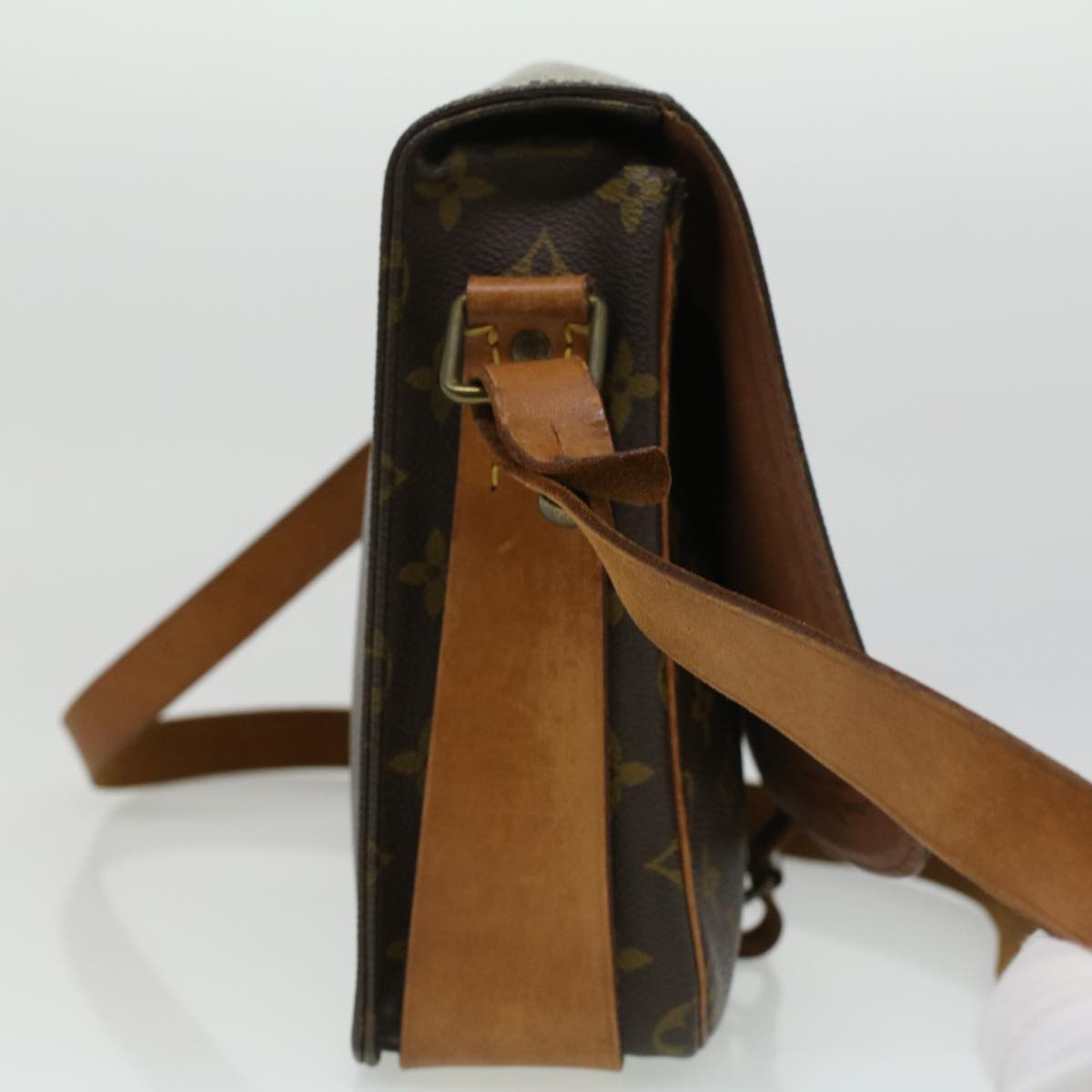 LOUIS VUITTON Monogram Cartouchiere GM Shoulder Bag M51252 LV 34829