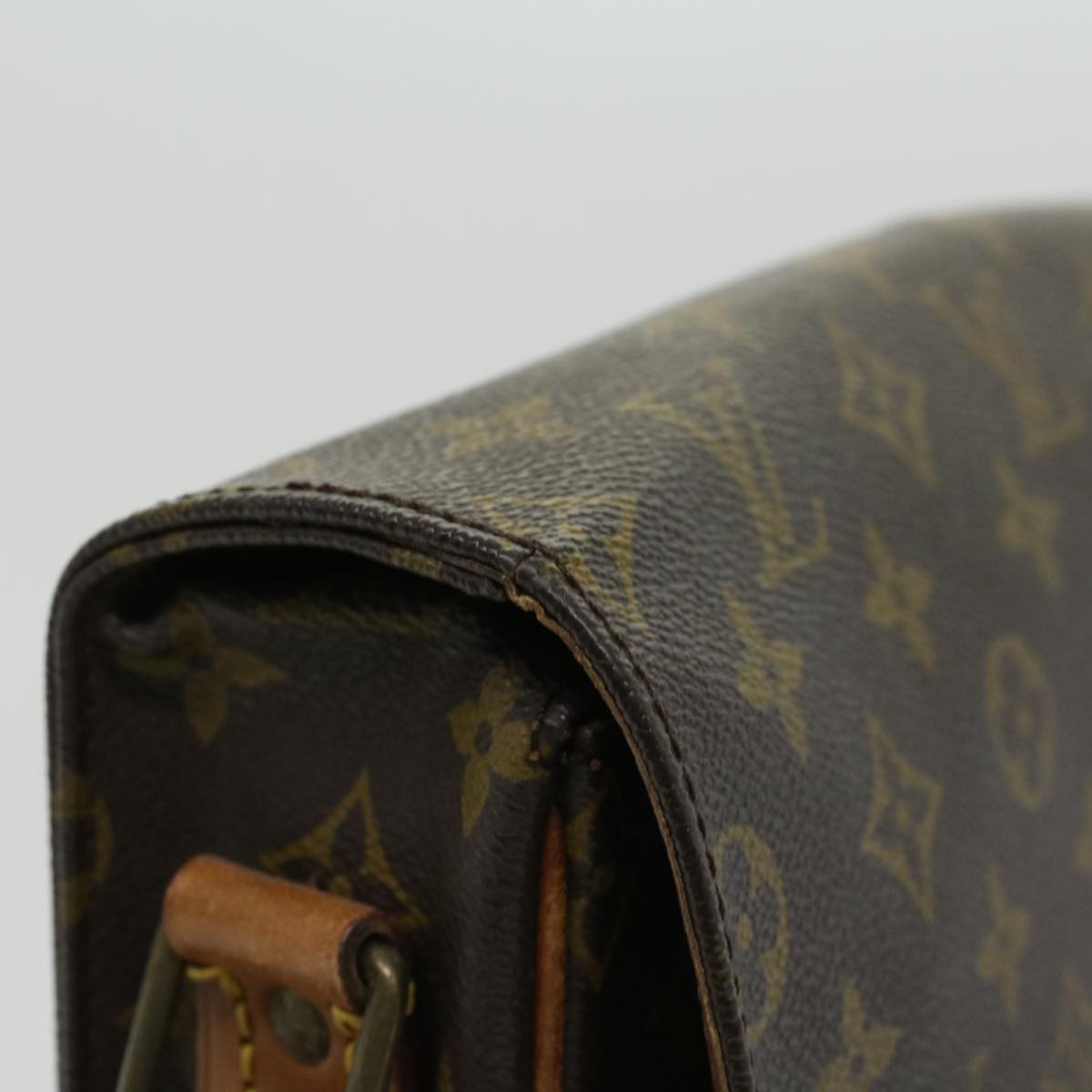 LOUIS VUITTON Monogram Cartouchiere GM Shoulder Bag M51252 LV 34829