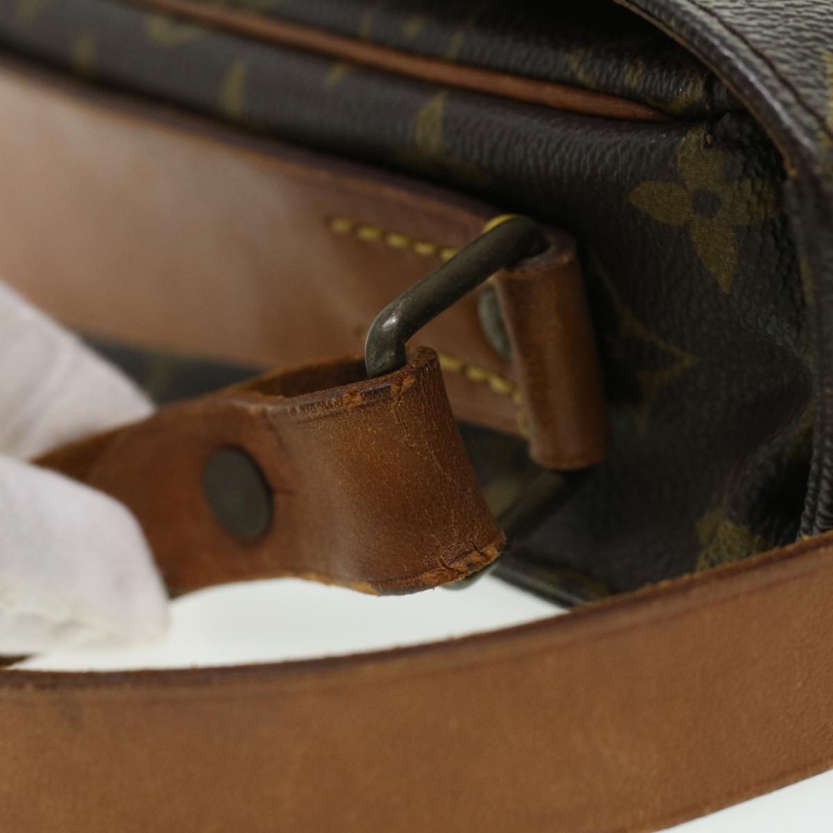 LOUIS VUITTON Monogram Cartouchiere GM Shoulder Bag M51252 LV 34829