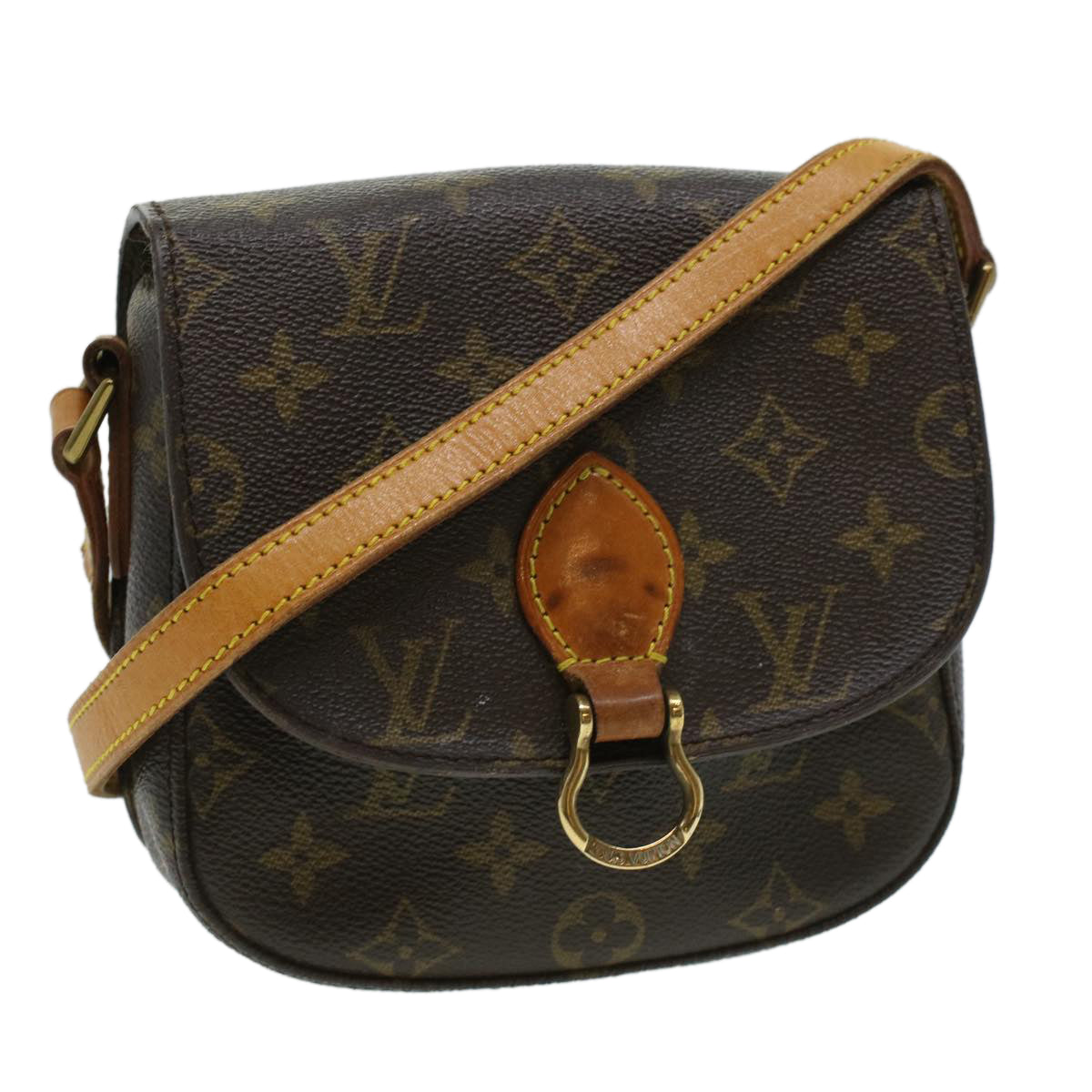 LOUIS VUITTON Monogram Saint Cloud PM Shoulder Bag M51244 LV 34852