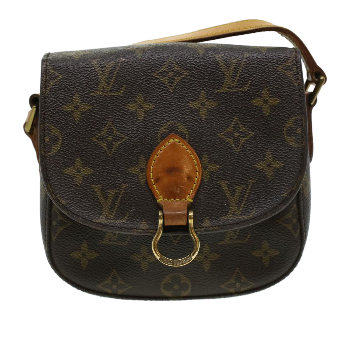 LOUIS VUITTON Monogram Saint Cloud PM Shoulder Bag M51244 LV 34852