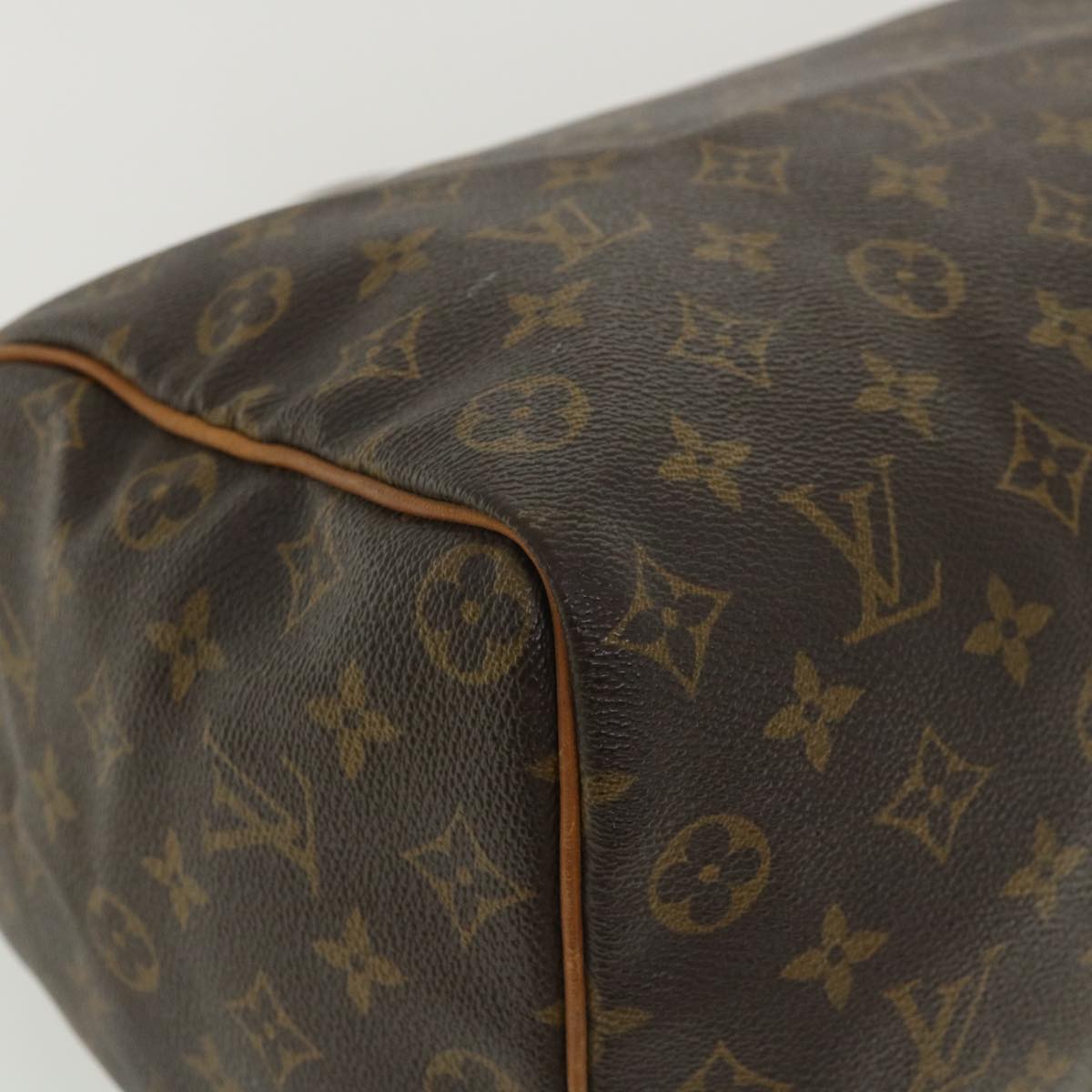 LOUIS VUITTON Monogram Speedy 35 Hand Bag M41524 LV 34854
