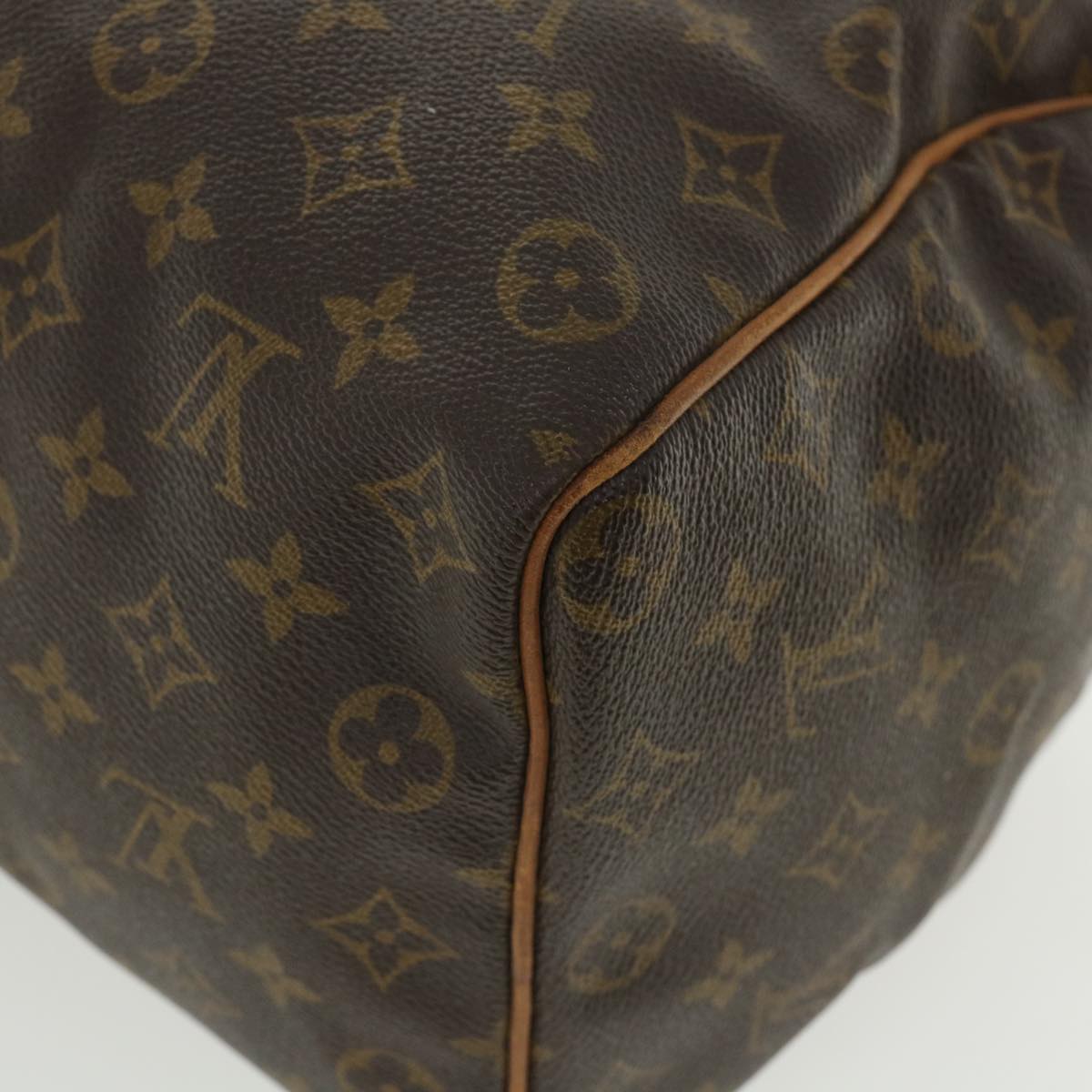 LOUIS VUITTON Monogram Speedy 35 Hand Bag M41524 LV 34854