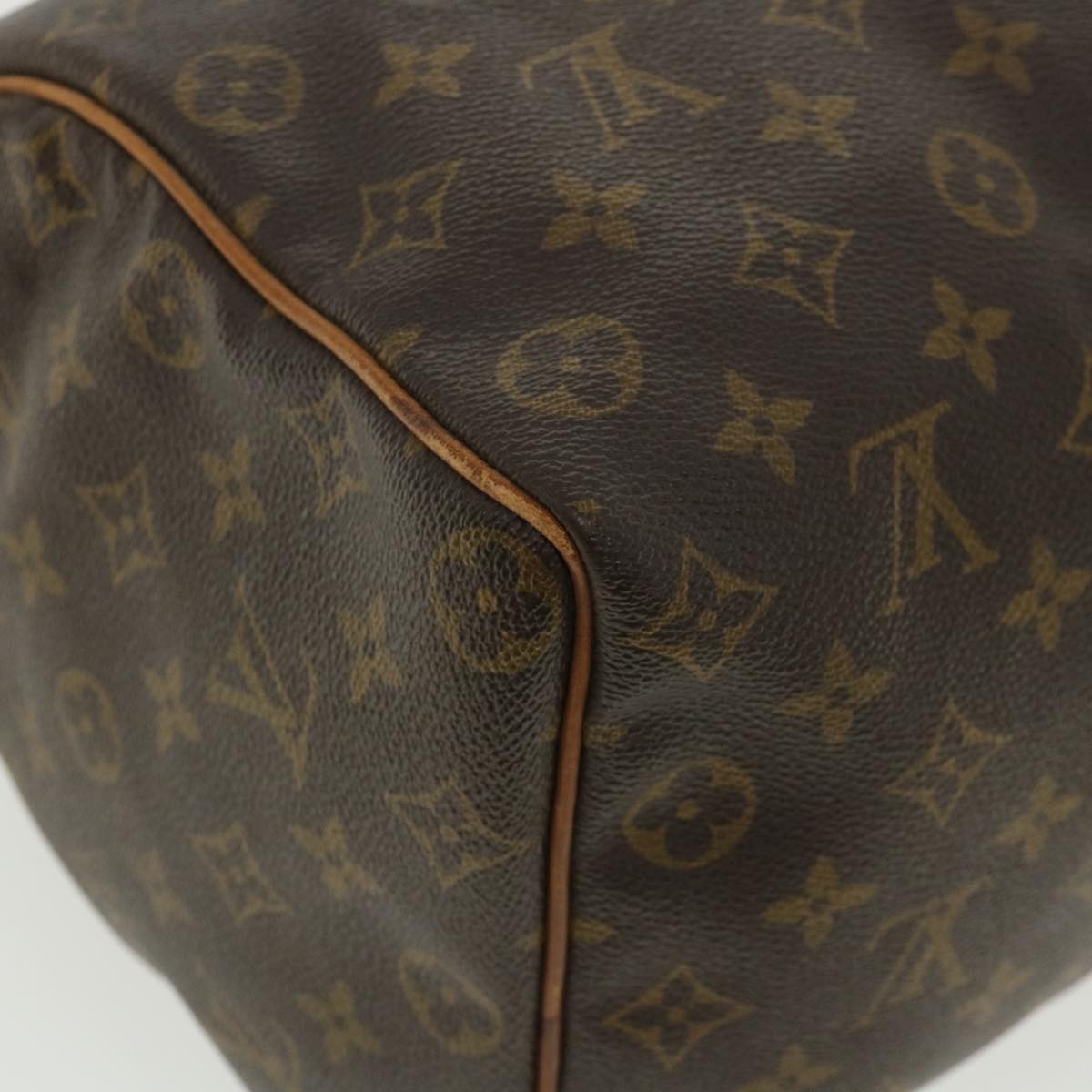 LOUIS VUITTON Monogram Speedy 35 Hand Bag M41524 LV 34854