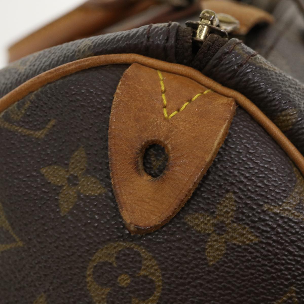 LOUIS VUITTON Monogram Speedy 35 Hand Bag M41524 LV 34854