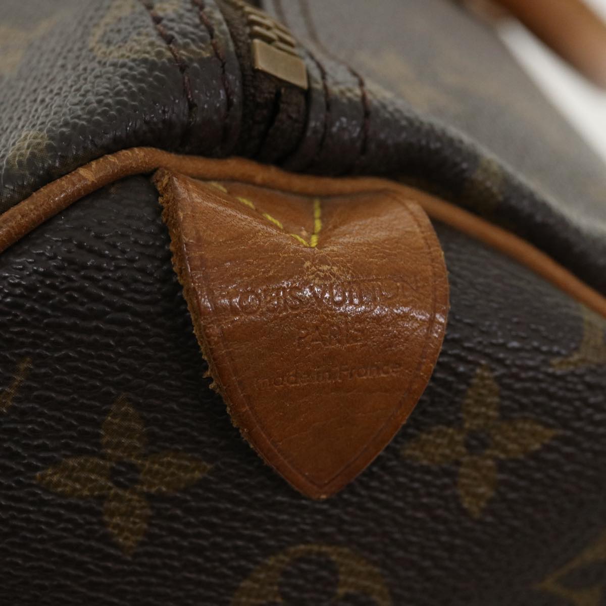 LOUIS VUITTON Monogram Speedy 35 Hand Bag M41524 LV 34854