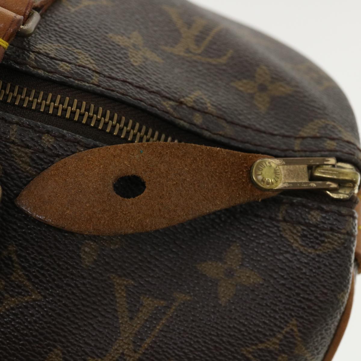 LOUIS VUITTON Monogram Speedy 35 Hand Bag M41524 LV 34854