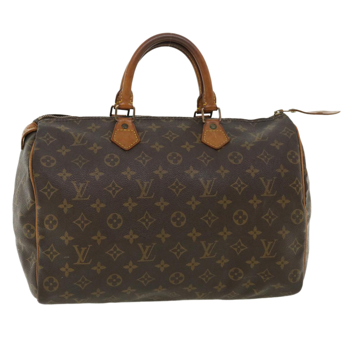 LOUIS VUITTON Monogram Speedy 35 Hand Bag M41524 LV 34854