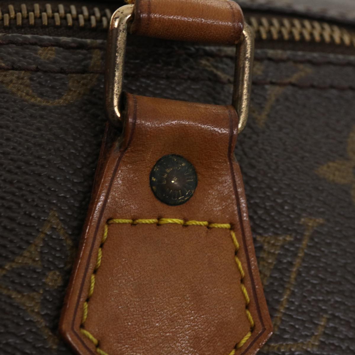 LOUIS VUITTON Monogram Speedy 35 Hand Bag M41524 LV 34854