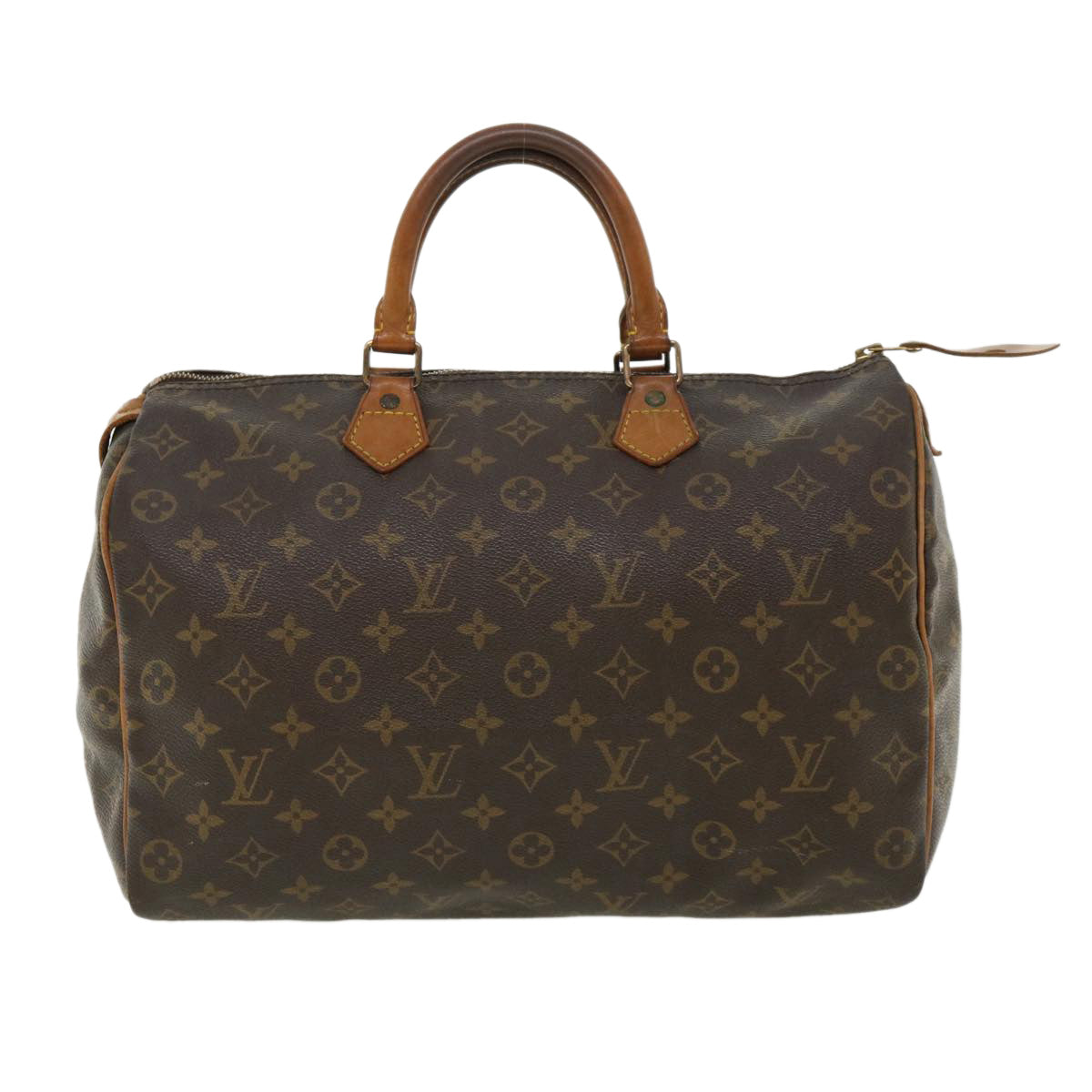 LOUIS VUITTON Monogram Speedy 35 Hand Bag M41524 LV 34854