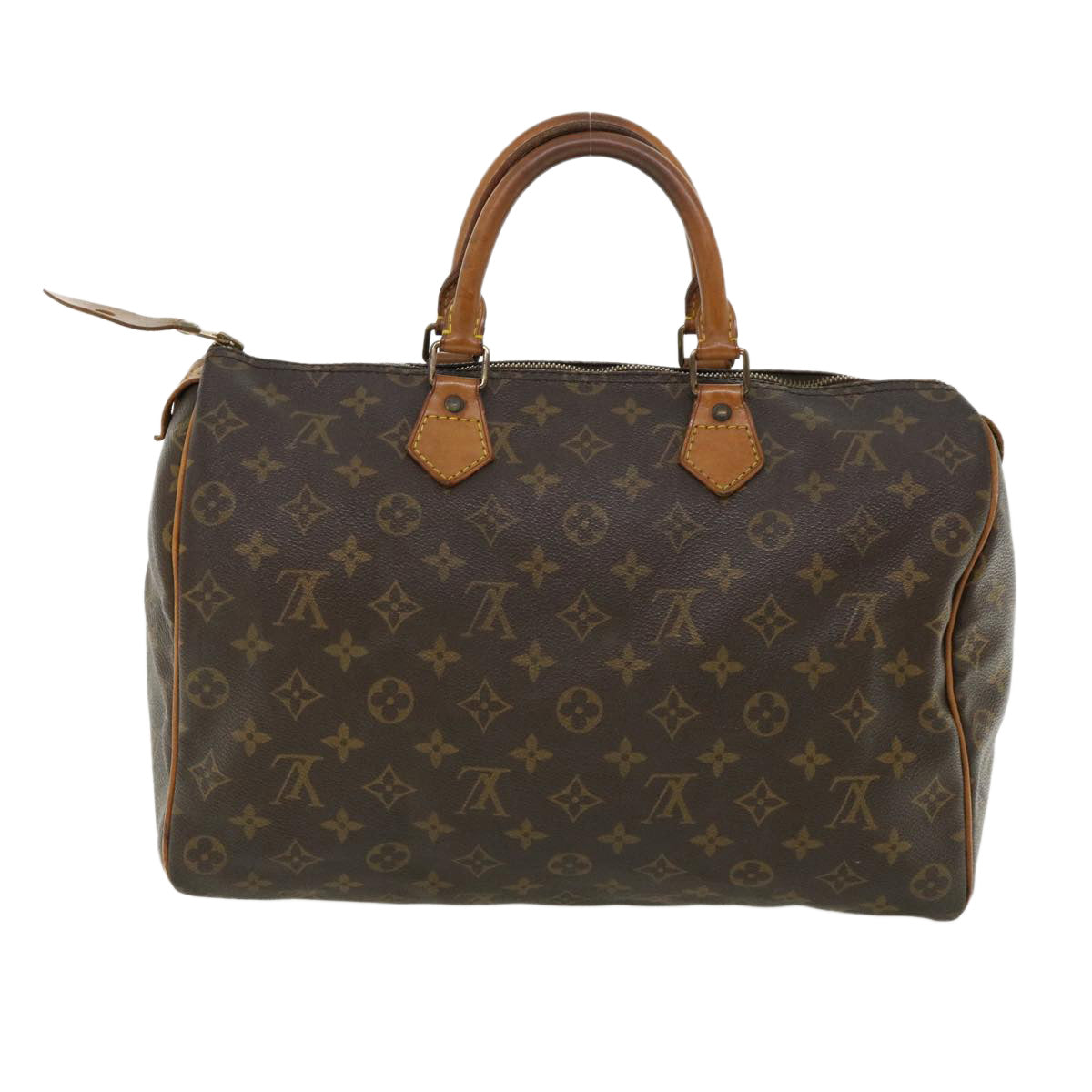 LOUIS VUITTON Monogram Speedy 35 Hand Bag M41524 LV 34854