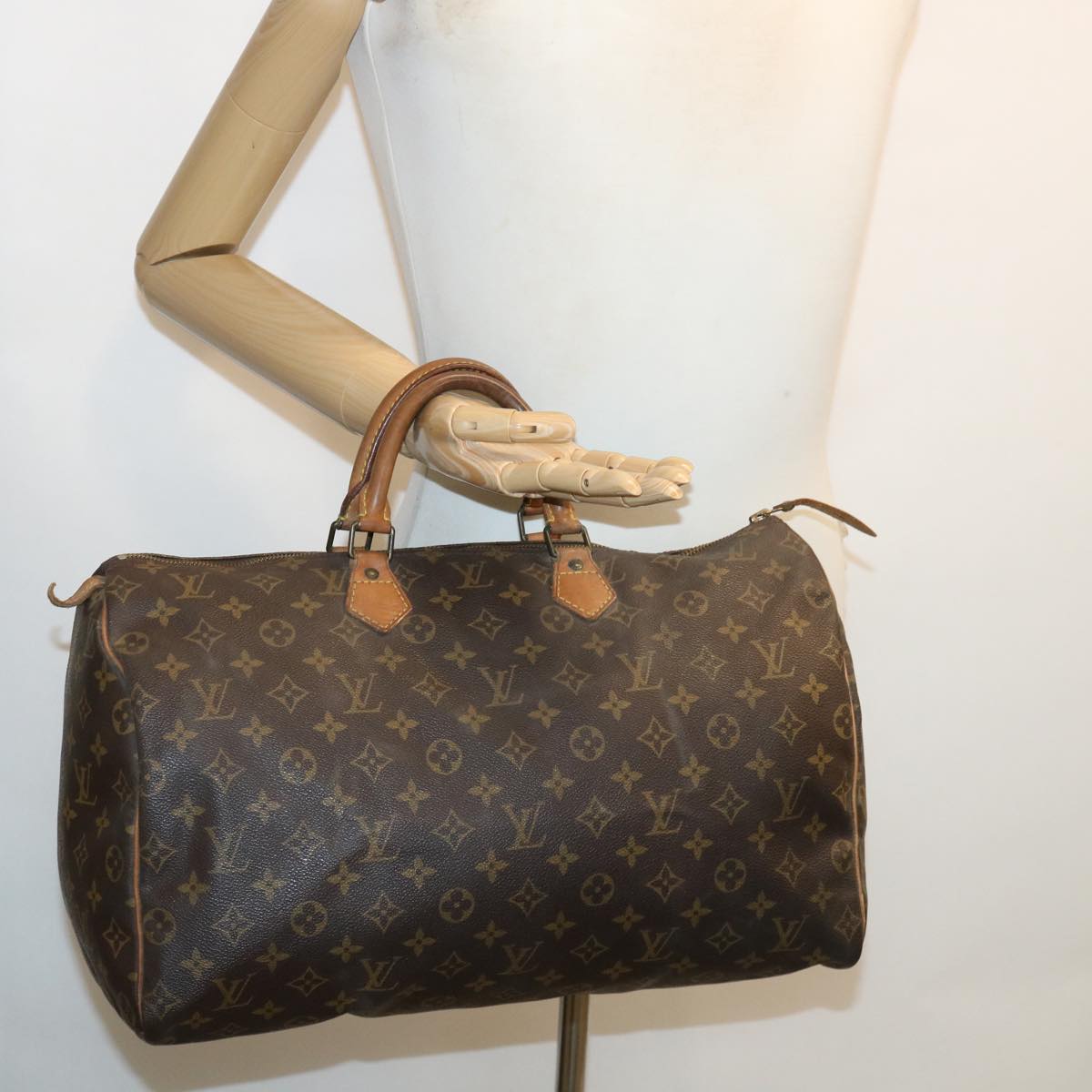 LOUIS VUITTON Monogram Speedy 40 Hand Bag M41522 LV 34860