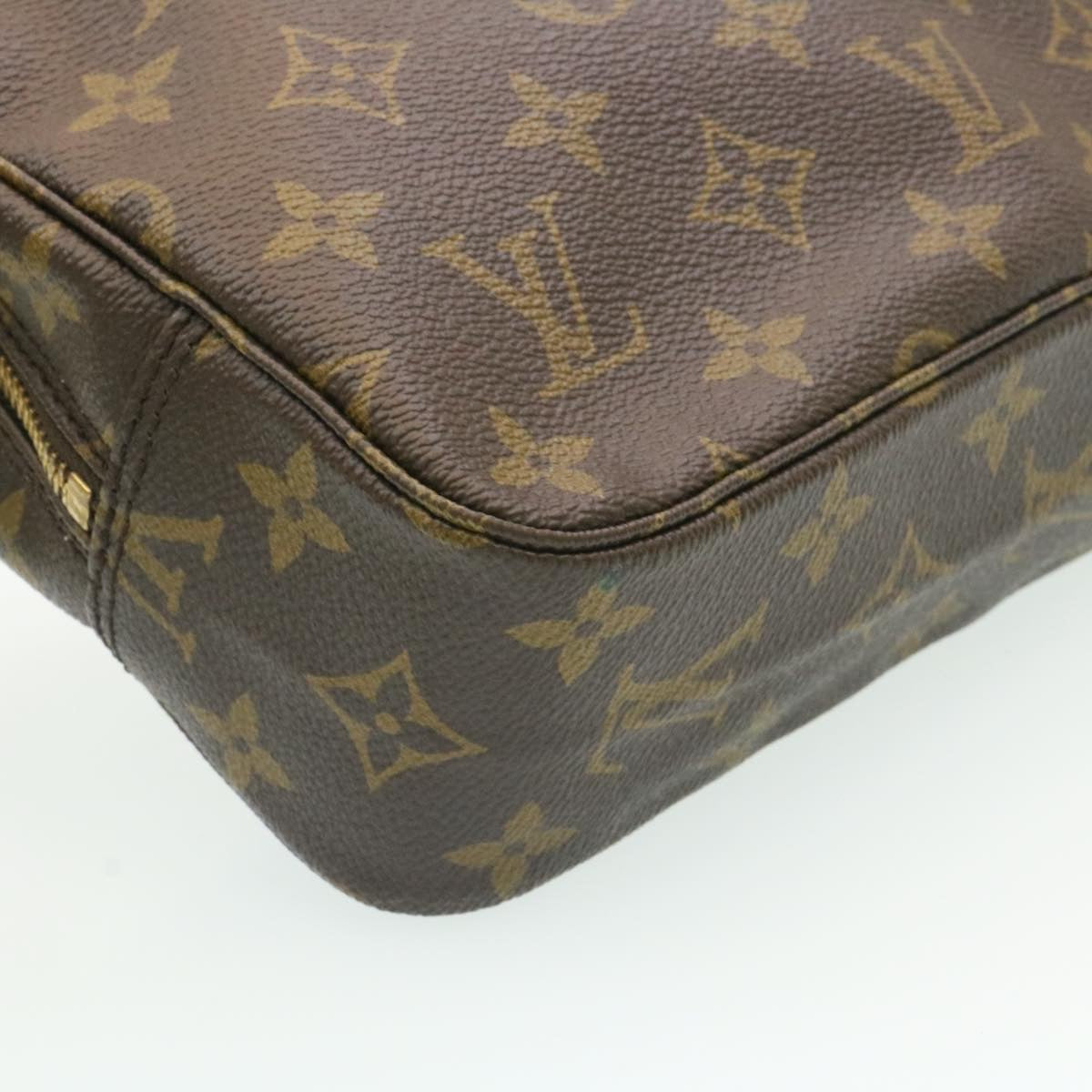 LOUIS VUITTON Monogram Trousse Toilette 23 Clutch Bag M47524 LV 34885