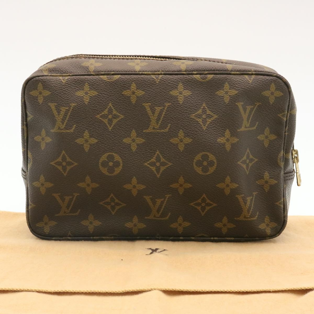 LOUIS VUITTON Monogram Trousse Toilette 23 Clutch Bag M47524 LV 34885