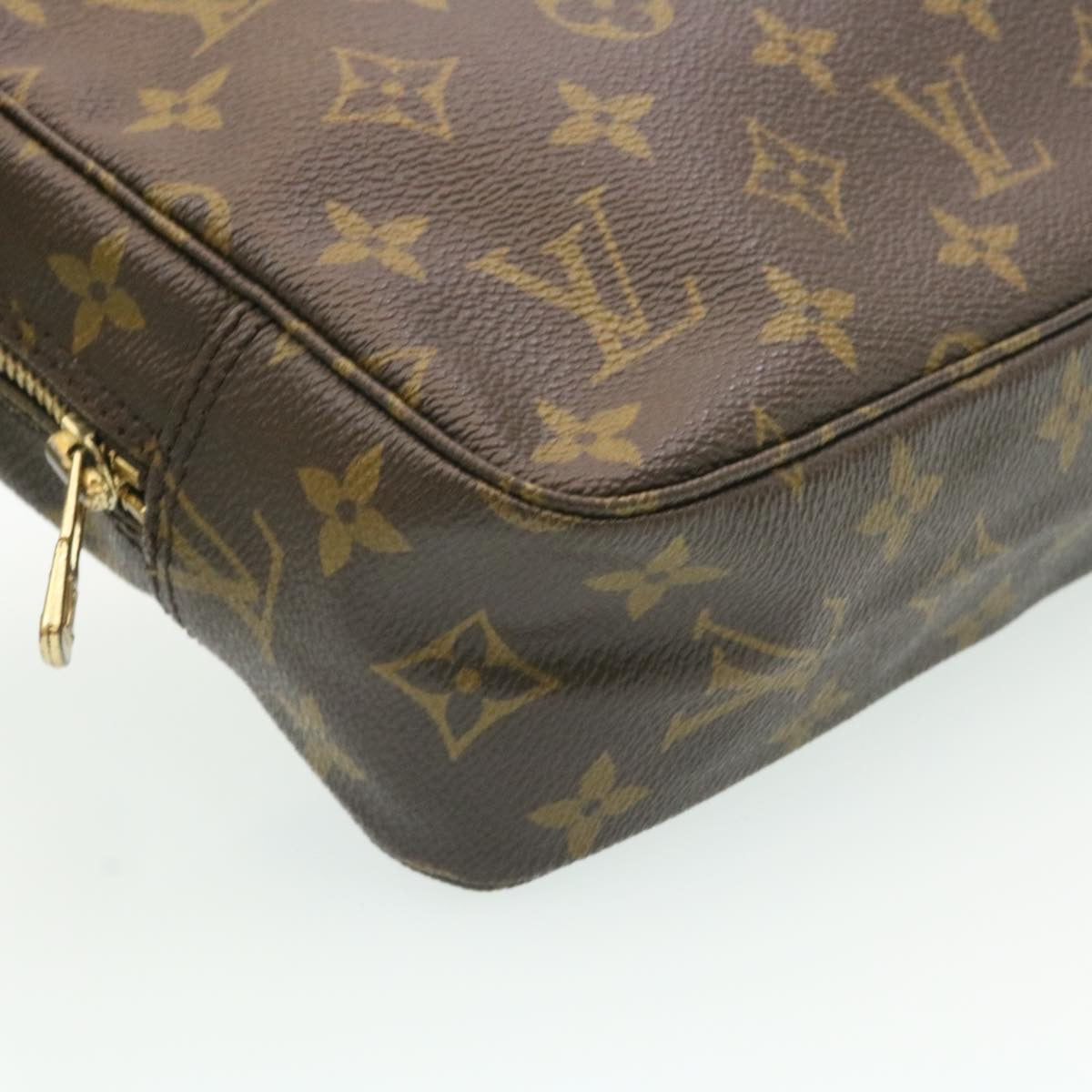 LOUIS VUITTON Monogram Trousse Toilette 23 Clutch Bag M47524 LV 34885