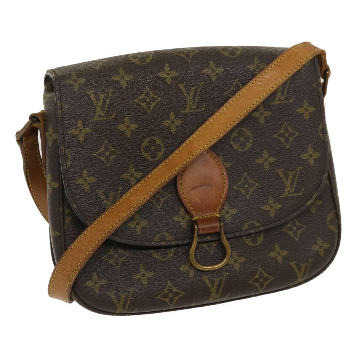 LOUIS VUITTON Monogram Saint Cloud GM Shoulder Bag Vintage M51242 LV ny068