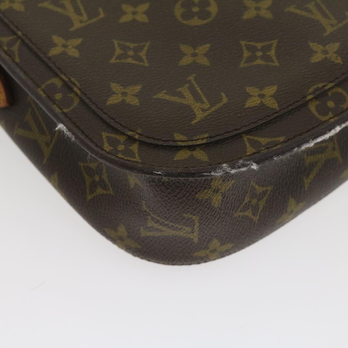 LOUIS VUITTON Monogram Saint Cloud GM Shoulder Bag Vintage M51242 LV ny068