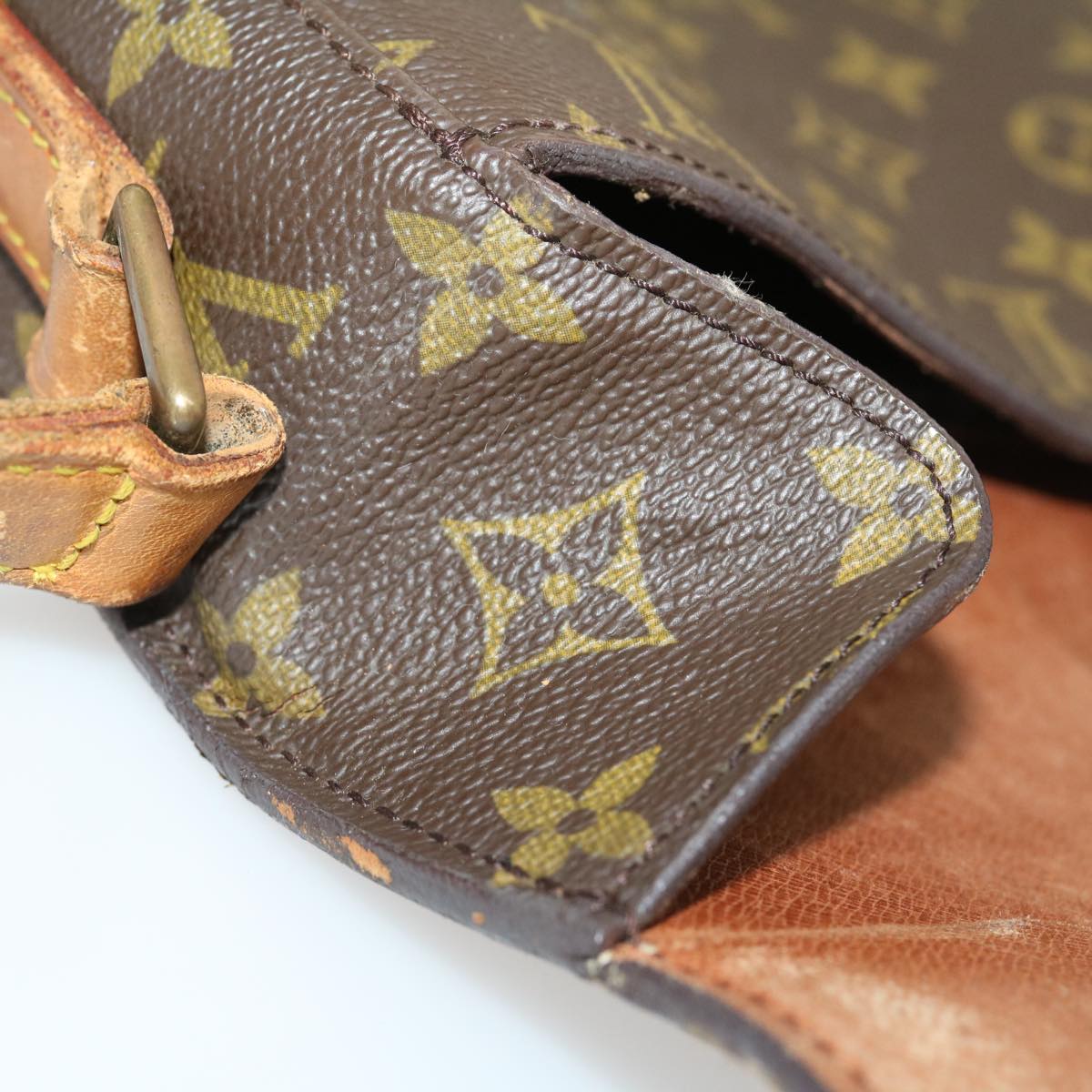 LOUIS VUITTON Monogram Saint Cloud GM Shoulder Bag Vintage M51242 LV ny068