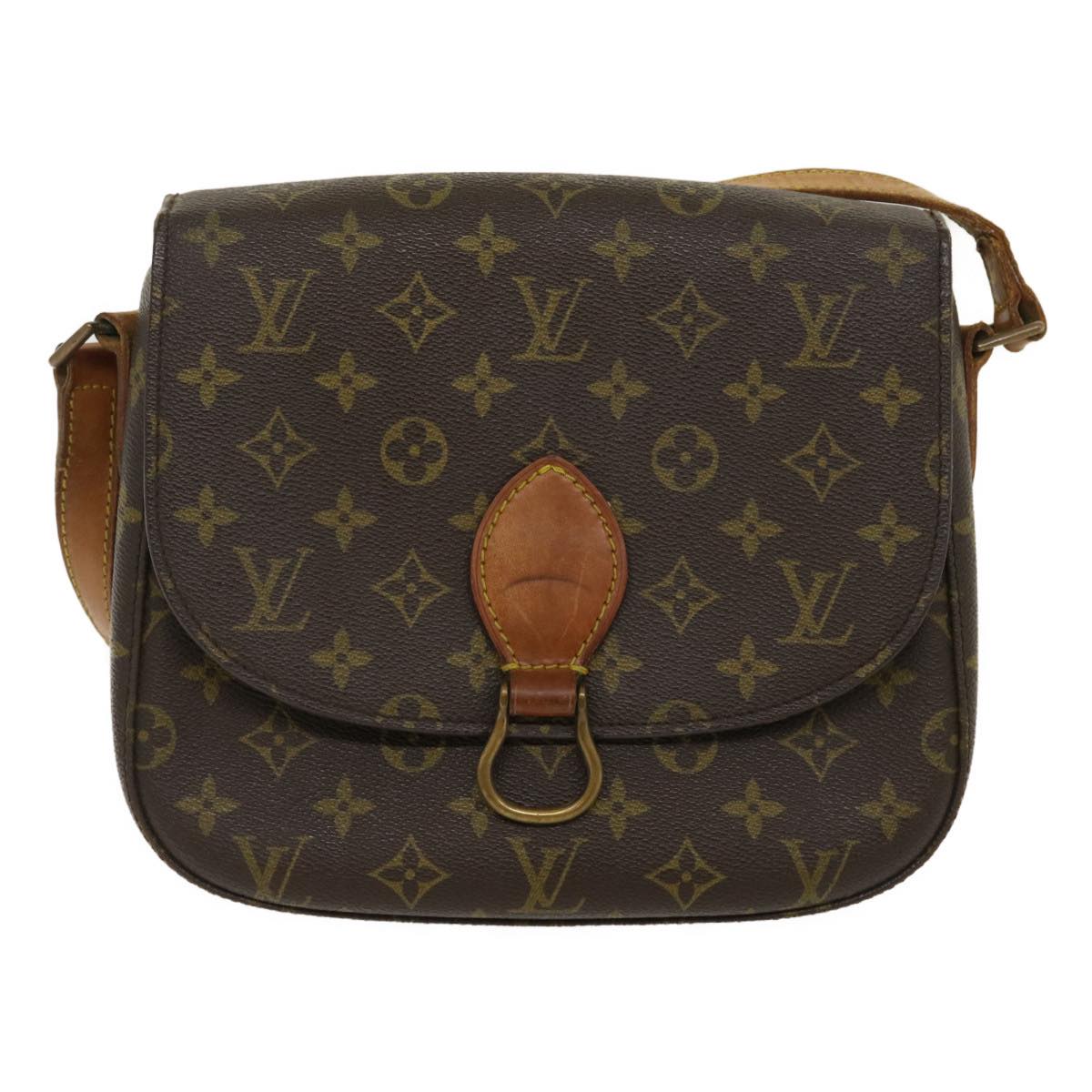 LOUIS VUITTON Monogram Saint Cloud GM Shoulder Bag Vintage M51242 LV ny068